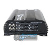 Down4Sound JP84 Gloss Black Amplifier | 400 Watts RMS 4CH RCA Input Side View