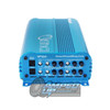 Down4Sound MM504 (Mini Maxx) Blue Amplifier | 300 Watts RMS 4CHRCA Side View