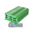 Down4Sound MM504 (Mini Maxx) Green Amplifier | 300 Watts RMS 4CH Front View