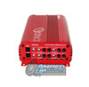 Down4Sound MM504 (Mini Maxx) Red Amplifier | 300 Watts RMS 4CH RCA Input Side View