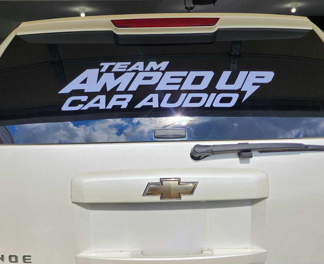Amped Up Car Audio White 34