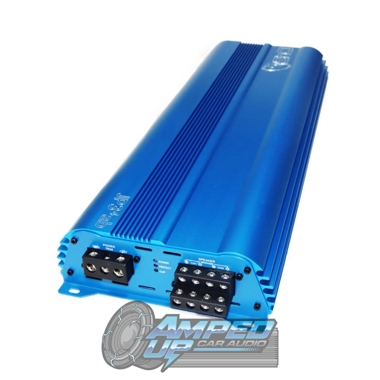 Down4Sound JP34 AB Blue Amplifier | 590 Watts RMS 4CH