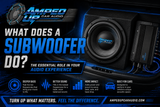 What Does a Subwoofer Do? The Essential Role in Your Audio Experience