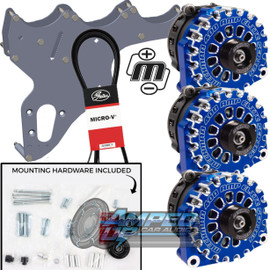 99-04 GM Trucks/SUV's Triple Alternator Bracket that Includes Three Alternators