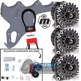 05 - 13 GM Trucks/SUV's Triple Alternator Bracket that Includes Three Alternators