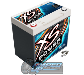XS Power D5100 12V AGM Battery Angled Front View