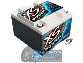 XS Power D925 12V AGM Battery Front Angled View