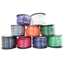 Sky High Car Audio 1/0 AWG OFC Wire Red 50ft Spool View