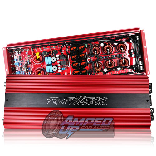Ruthless Audio Red 4500.1 Amp Overall View