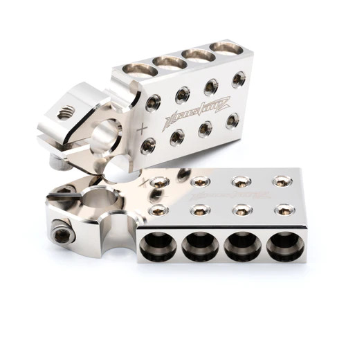 ILL Customz 8 Spot 1/0 AWG SAE Input Style Battery Terminals (Pair)