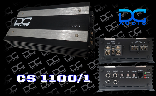 DC Audio CS1100x1 1.1K (CS Series) Car Amplifier Monoblock 1100 Watts RMS