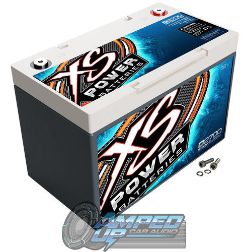 XS Power D2700 12V AGM Battery Angled Front Battery