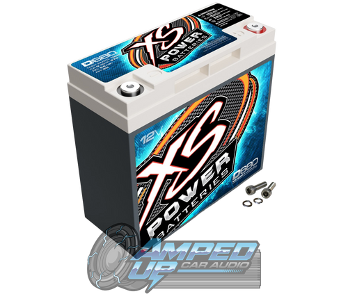 XS Power D680 12V AGM Battery Front Angled View