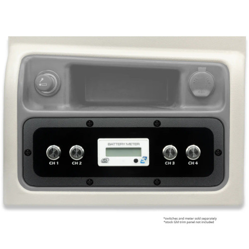 Sparked Innovations Switch Panel With XS Power Battery Monitor Voltmeter For GM Truck Or SUV 2003 – 2007