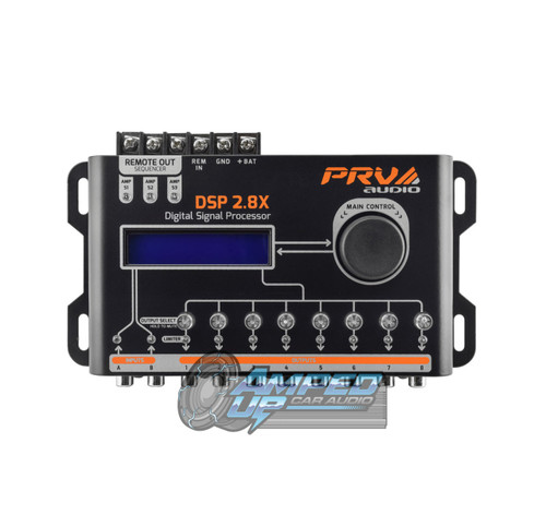 PRV Audio | DSP 2.8X 12V 8 Channel Digital Signal Processor Top View