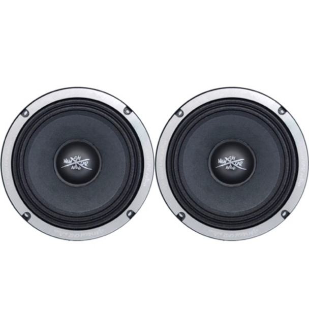 SHCA Pro Audio EL64 6.5" inch 4 ohm Midrange Midbass Car Speaker 250 Watts RMS (Pair)