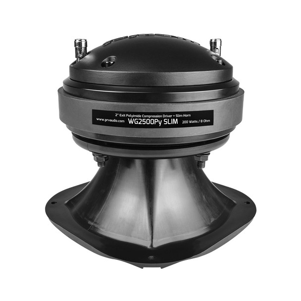 PRV Audio WG2500Py SLIM 2" inch 8 Ohm (WG Series) Horn Driver Car Speaker 200 Watts RMS (Single)