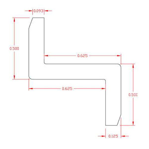 Acrylic Z Bar Total Plastics