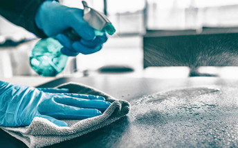 Disinfecting Clear Plastic