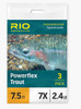 RIO POWERFLEX TROUT 3 PACK LEADERS