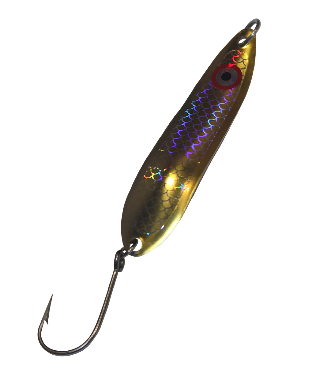 Lighthouse Lures Lure Big Eye Spoon Green Herring Aid Size 3.5