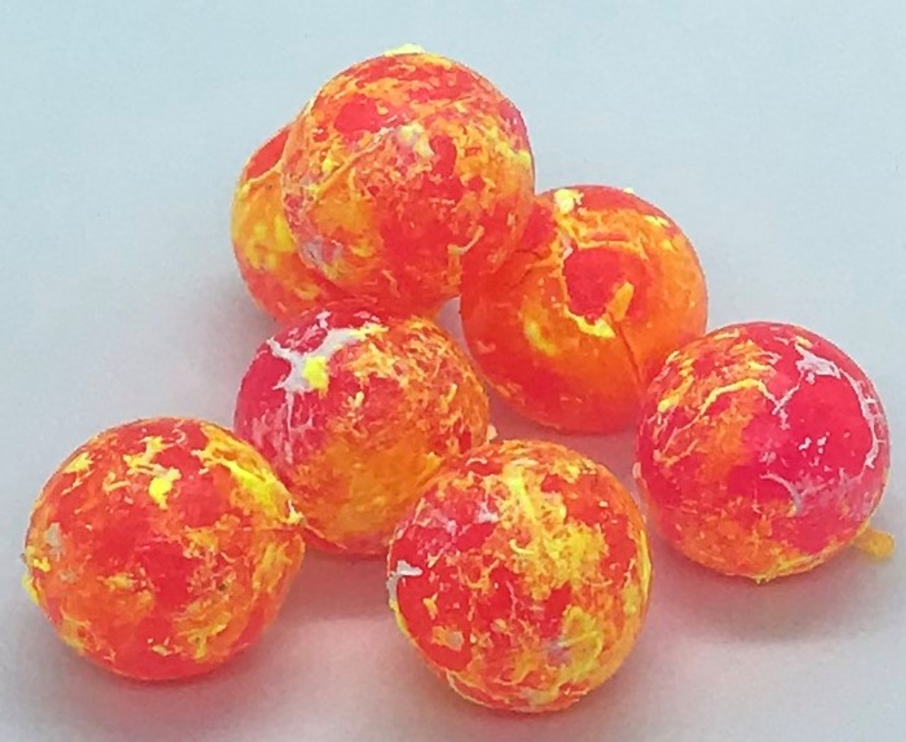 BnR Tackle Soft Beads - 16mm - Creamsicle Stinkeye