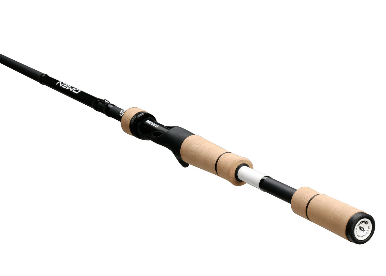 13 FISHING OMEN BLACK CASTING ROD