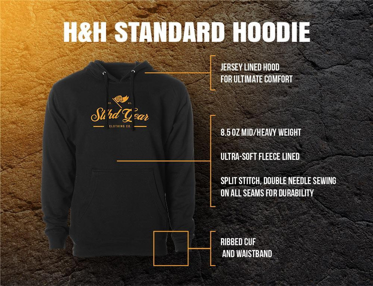 STLHD MEN'S CAST AND BLAST STANDARD HOODIE