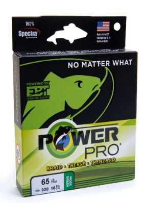 POWER PRO BRAIDED LINE 100YD SPOOLS FRED'S CUSTOM TACKLE