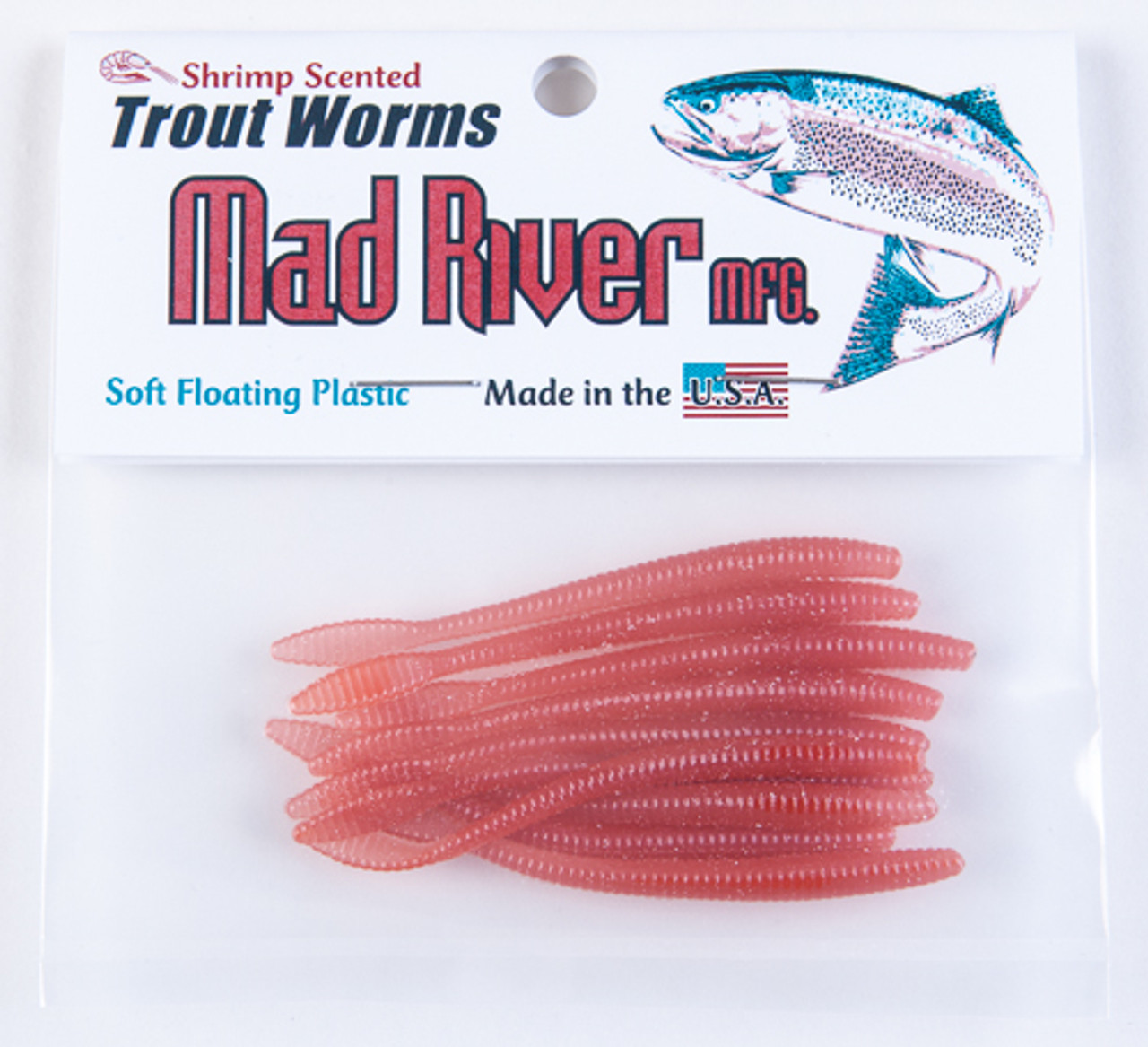 MAD RIVER TROUT WORMS - FRED'S CUSTOM TACKLE