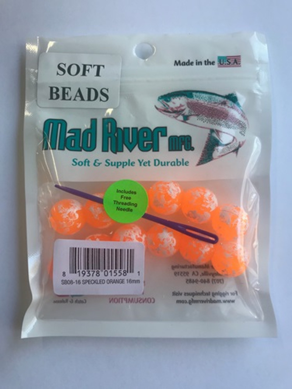 Soft Beads, Speckled Peach