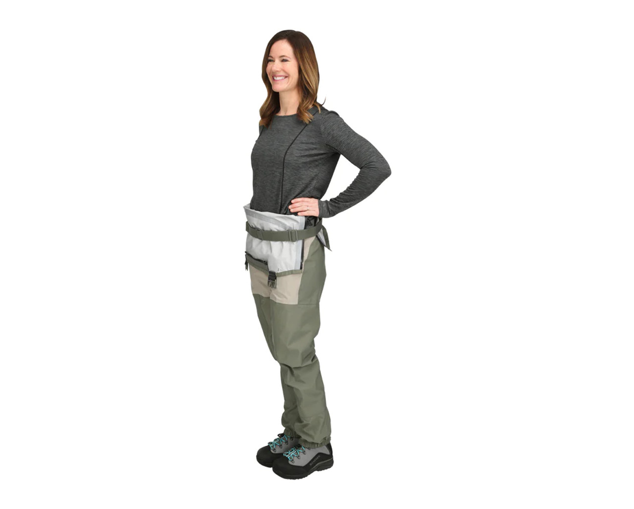 Simms Women's Freestone Stockingfoot Waders - Striker Grey