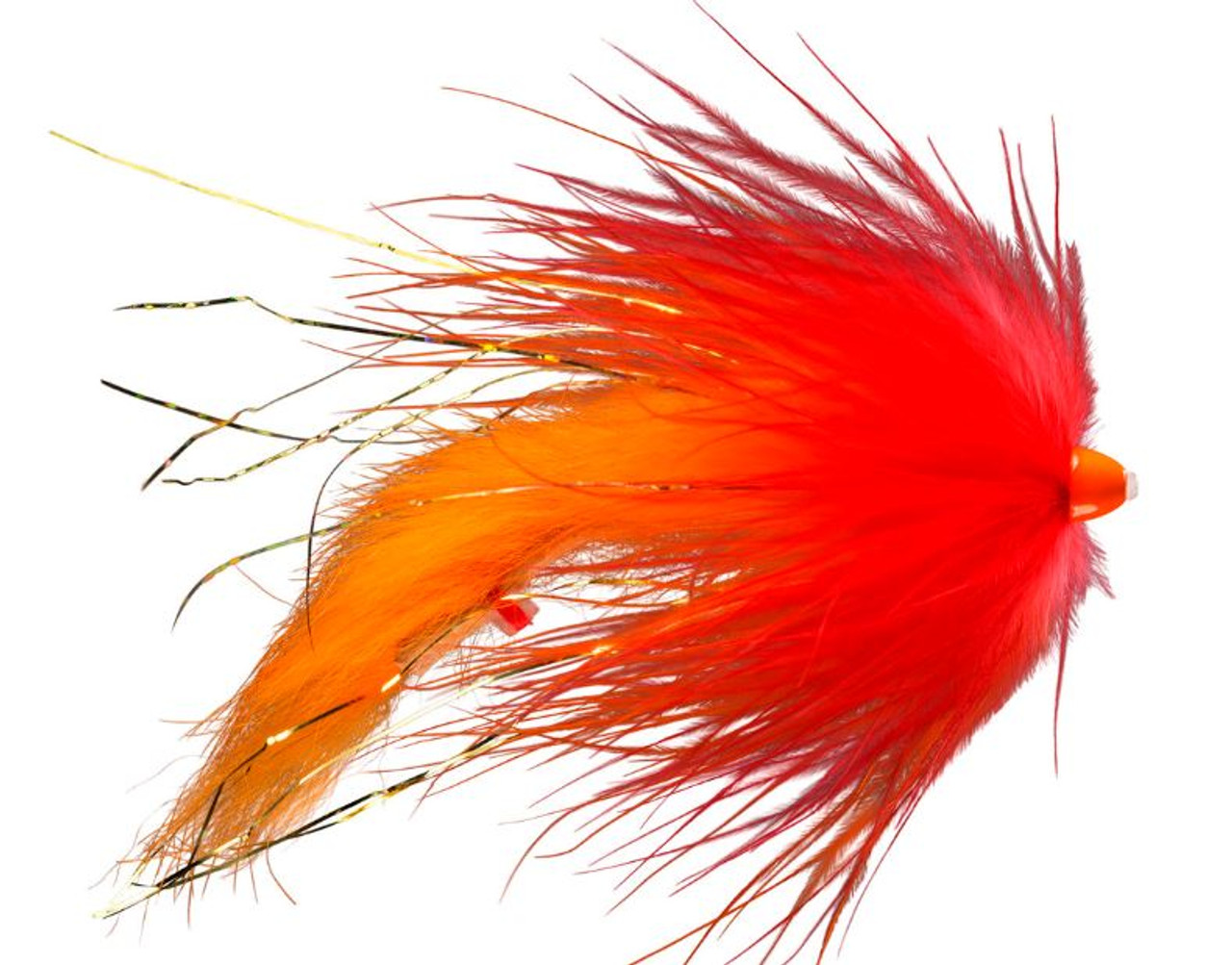 24 pcs/lot Orange Body Yellow Tail Tube Fly Streamer Fly Salmon Trout Steelhead  Fly Fishing Flies Lures, Dry Flies -  Canada
