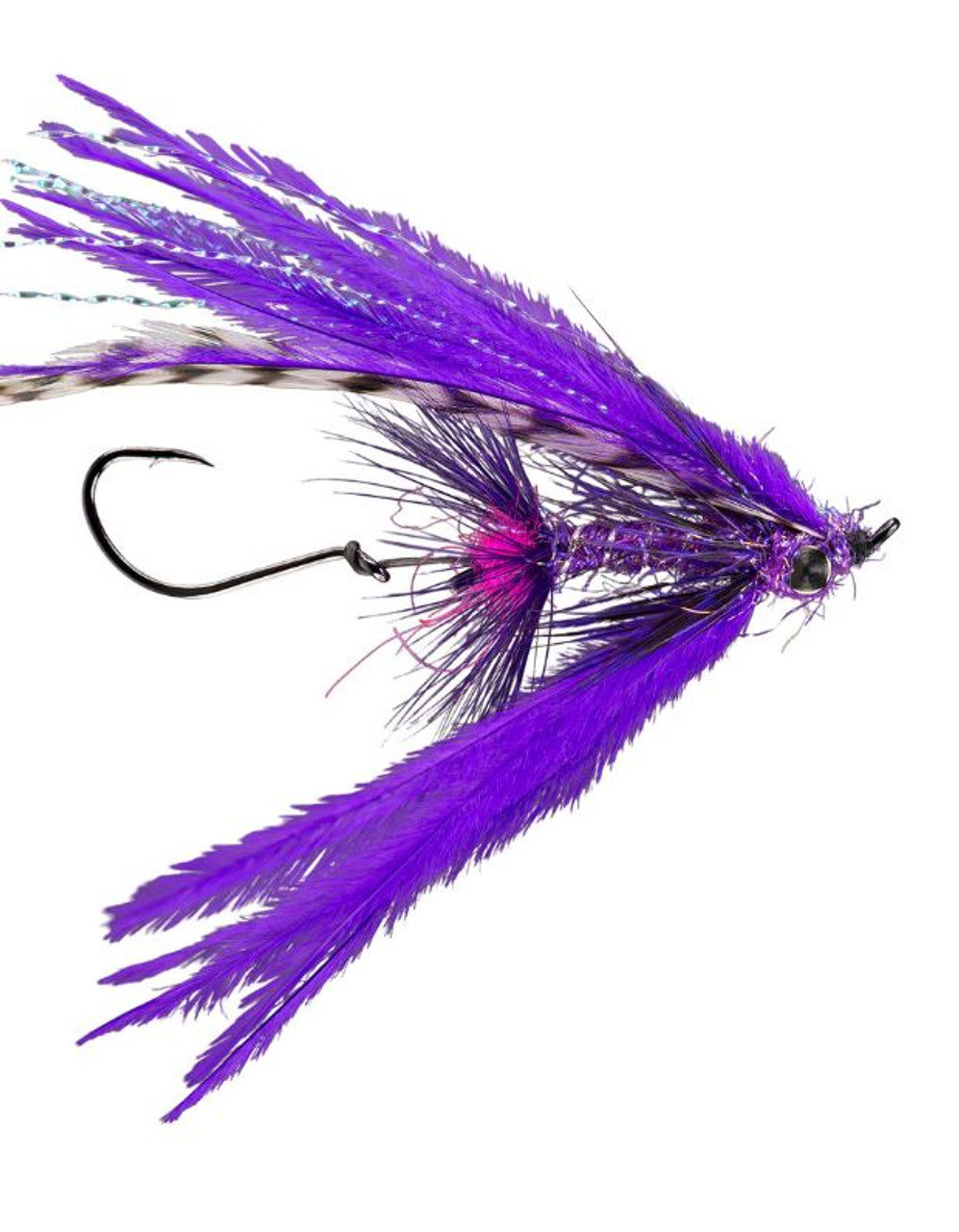 Wild Water Fly Fishing Fly Tying Material Kit, Purple Demon