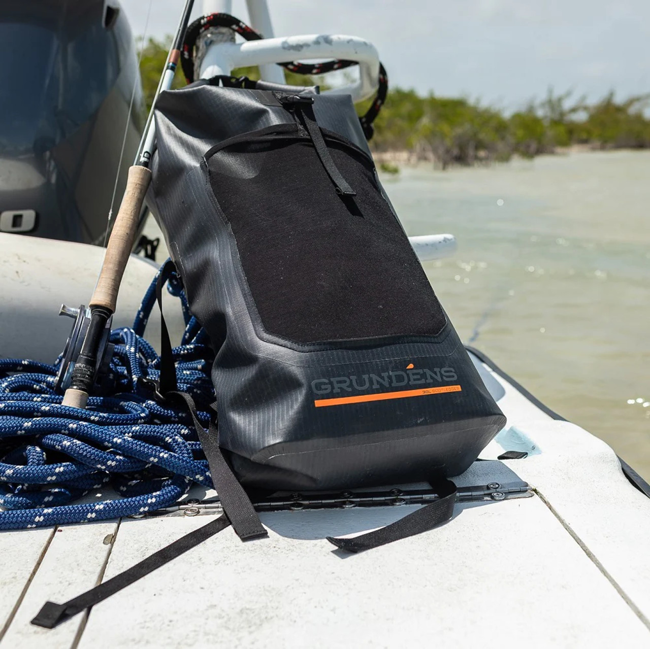 Grundéns Wayward Roll Top Backpack 38L Anchor