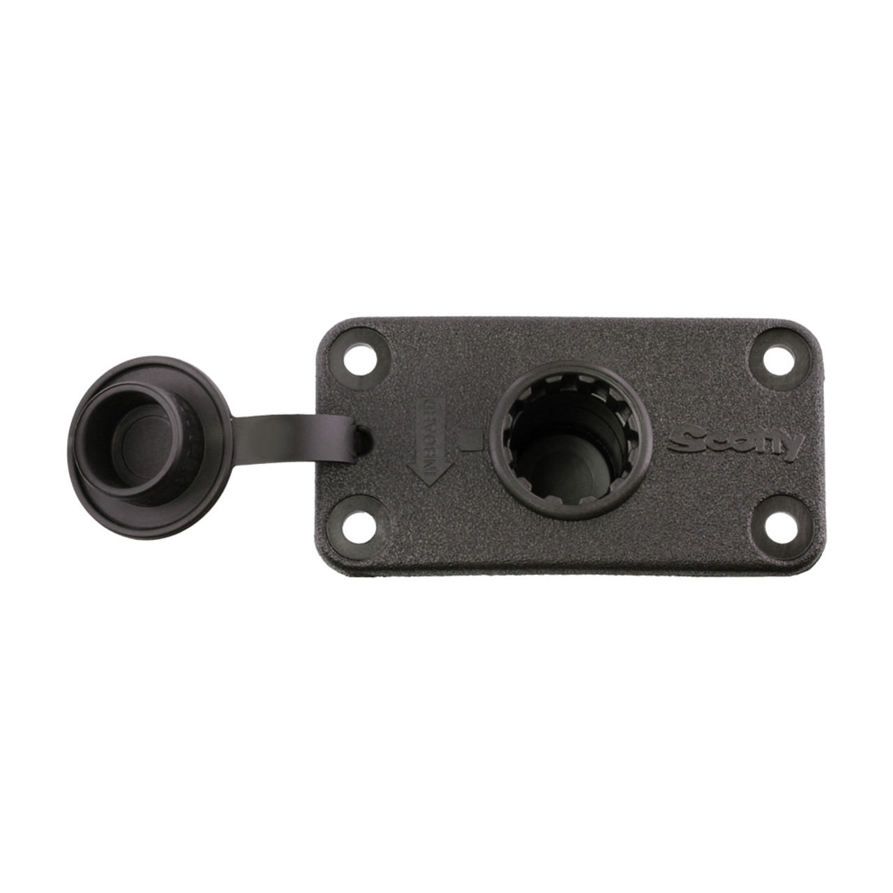 SCOTTY FLUSH MOUNT BRACKET S244-BK