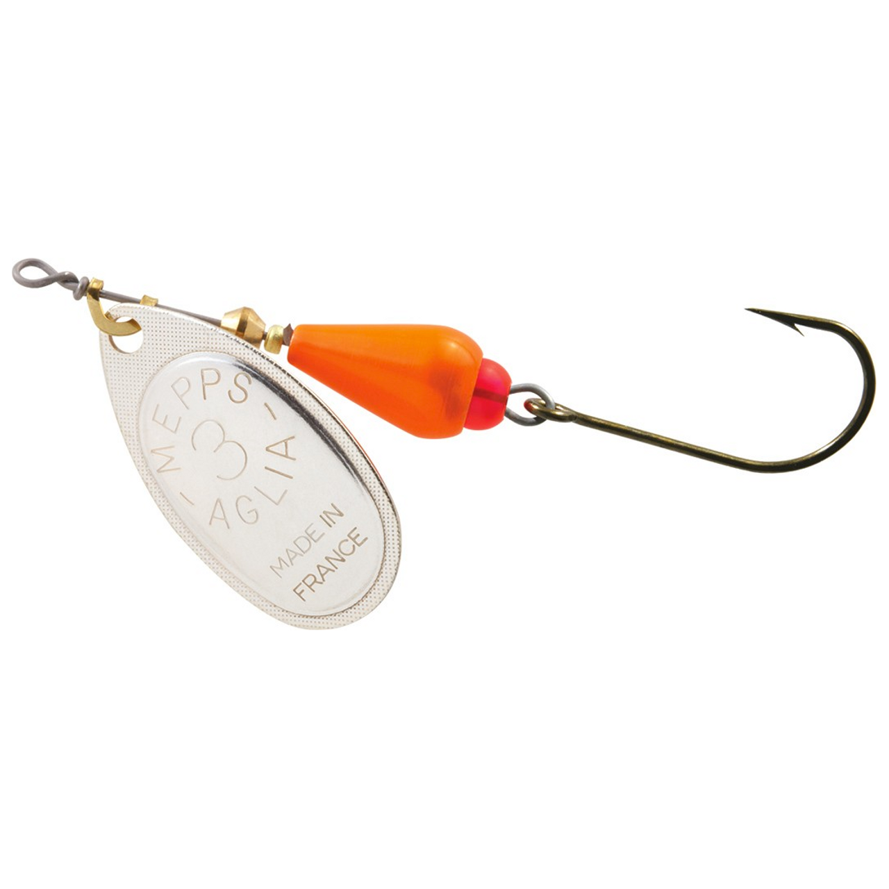 MEPPS AGLIA BRITE SIWASH #3 LURE silver orange