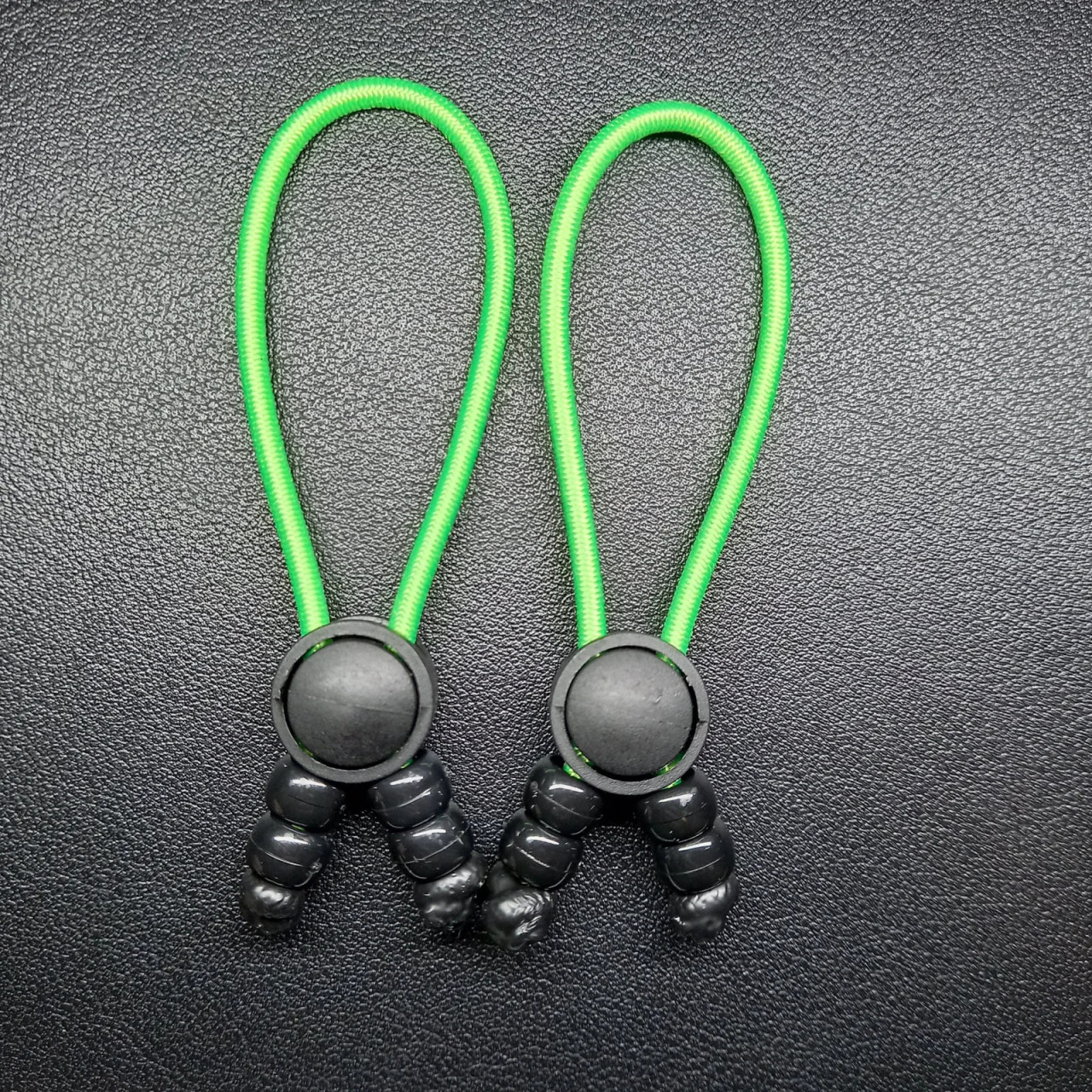 Skull Fishing Rod Ties Glow in the Dark Pack of 2 Adjustable Rod Ties One  to Wrap Around Each End 