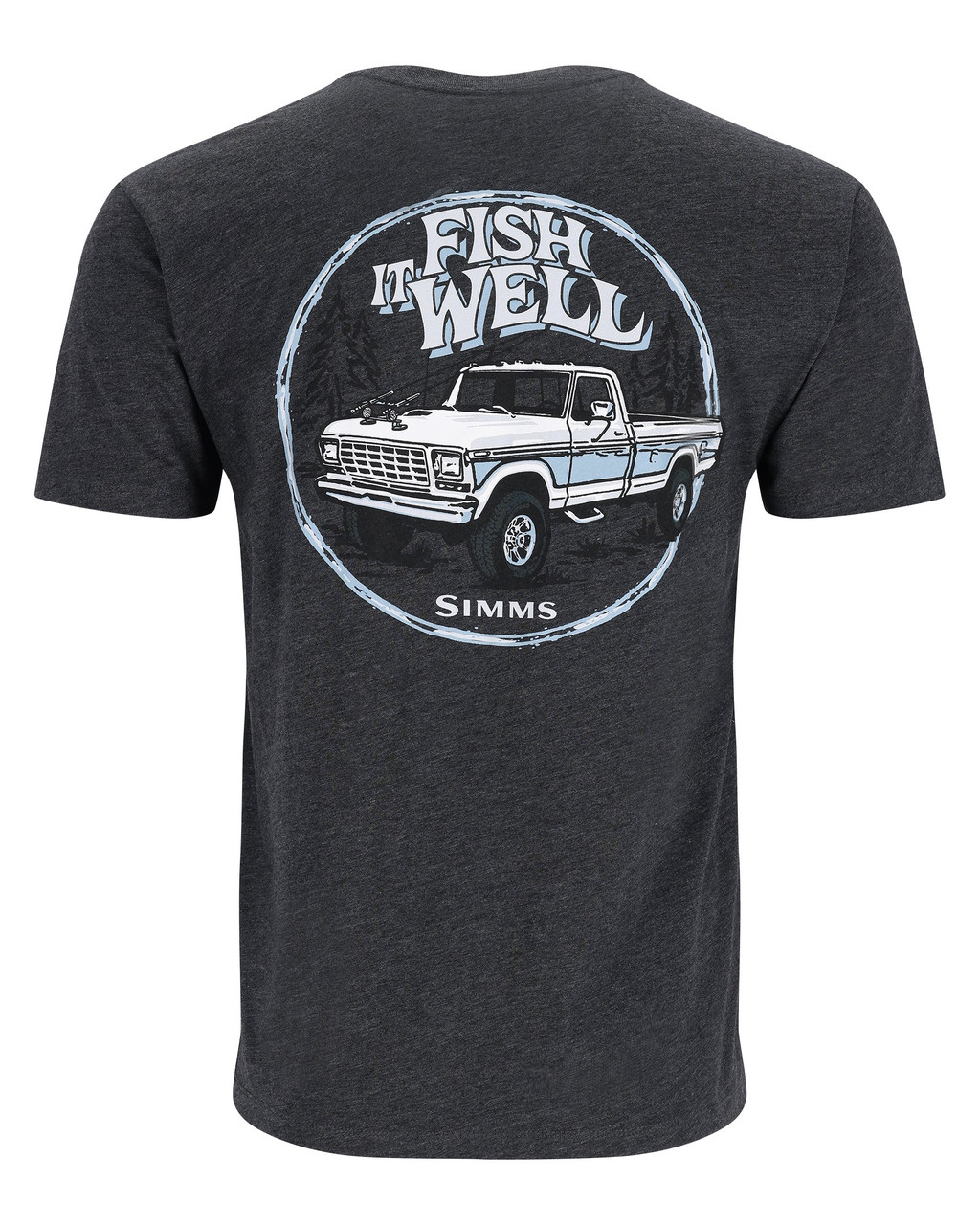 SIMMS MEN'S FISH IT WELL TRUCK TSHIRT