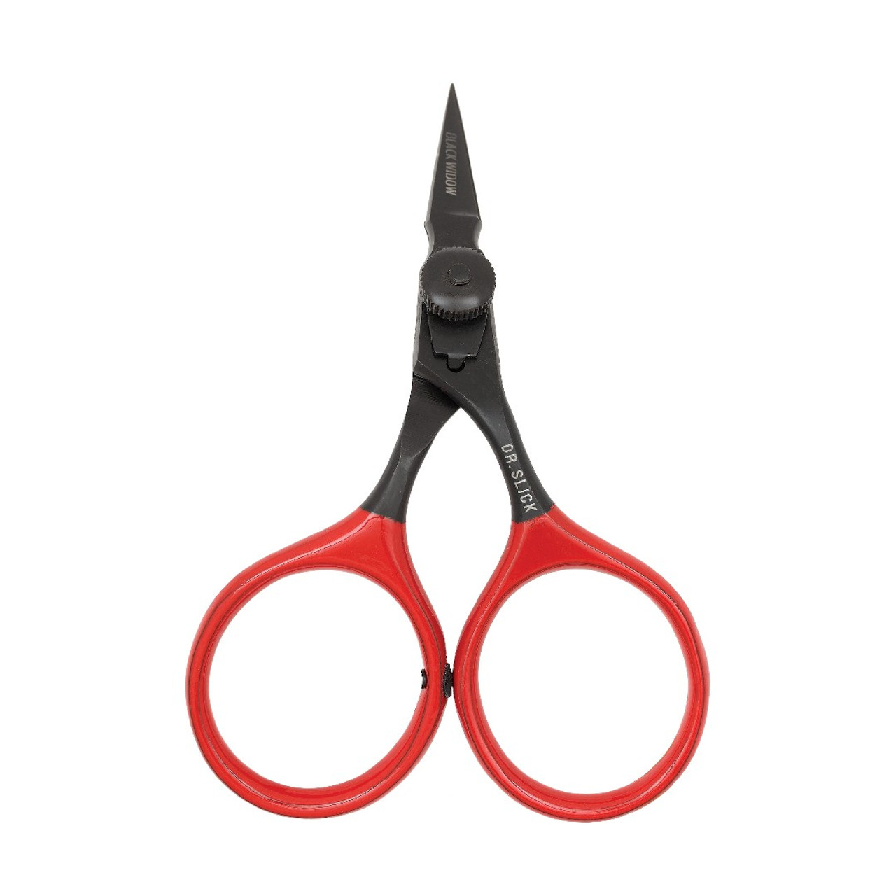 DR. SLICK BLACK WIDOW ARROR RAZOR SCISSOR - 3-3/4"