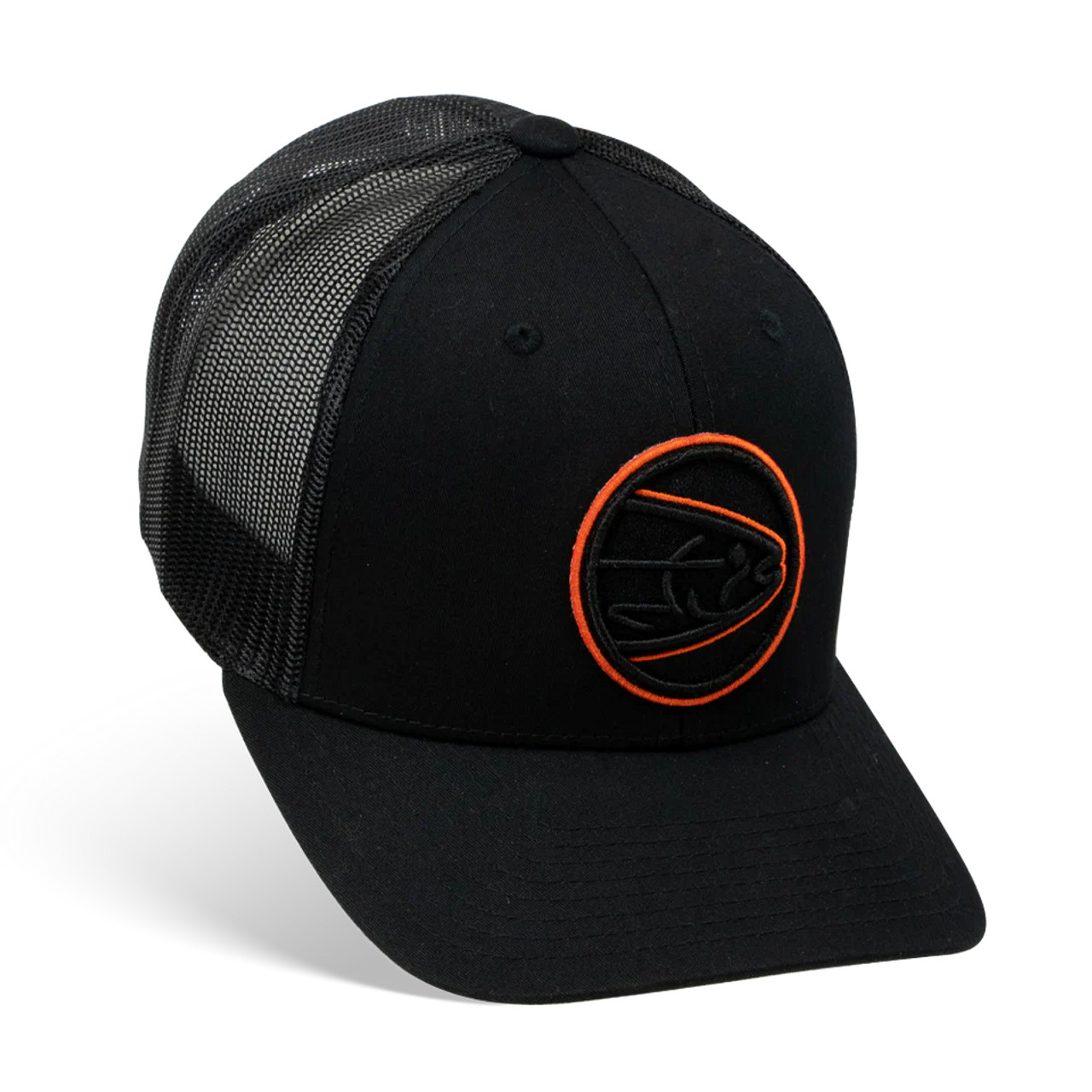 STLHD UNDERTOW BLACK SNAPBACK TRUCKER HAT - FRED'S CUSTOM TACKLE