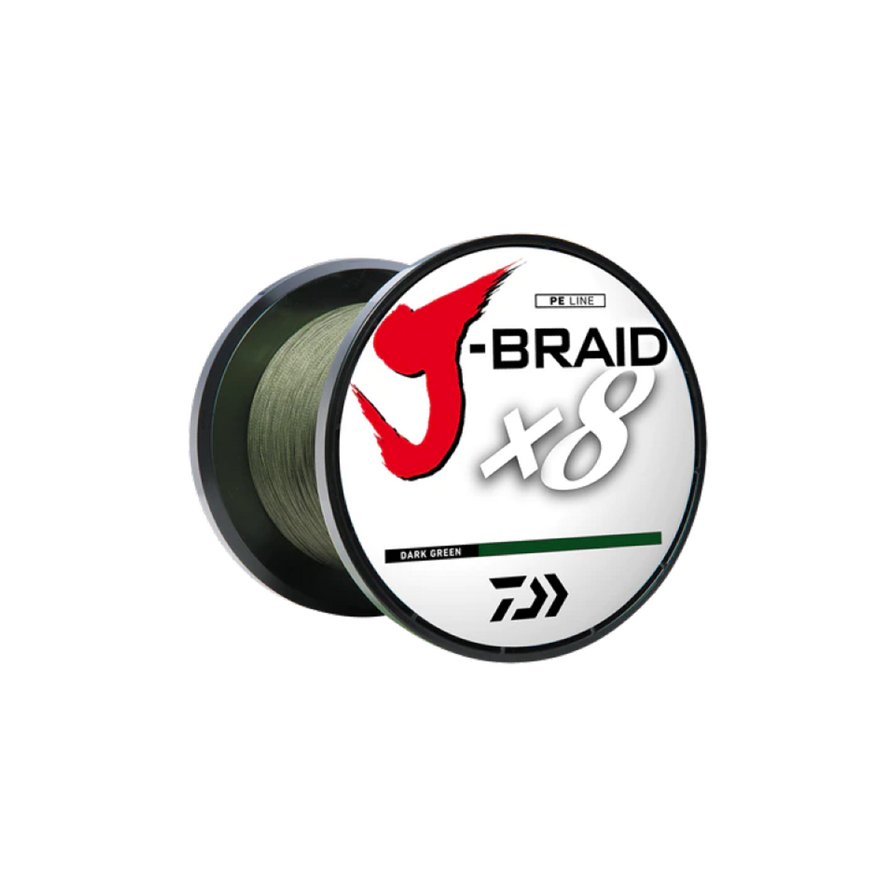 Daiwa J Braid Braided Line Dark Green