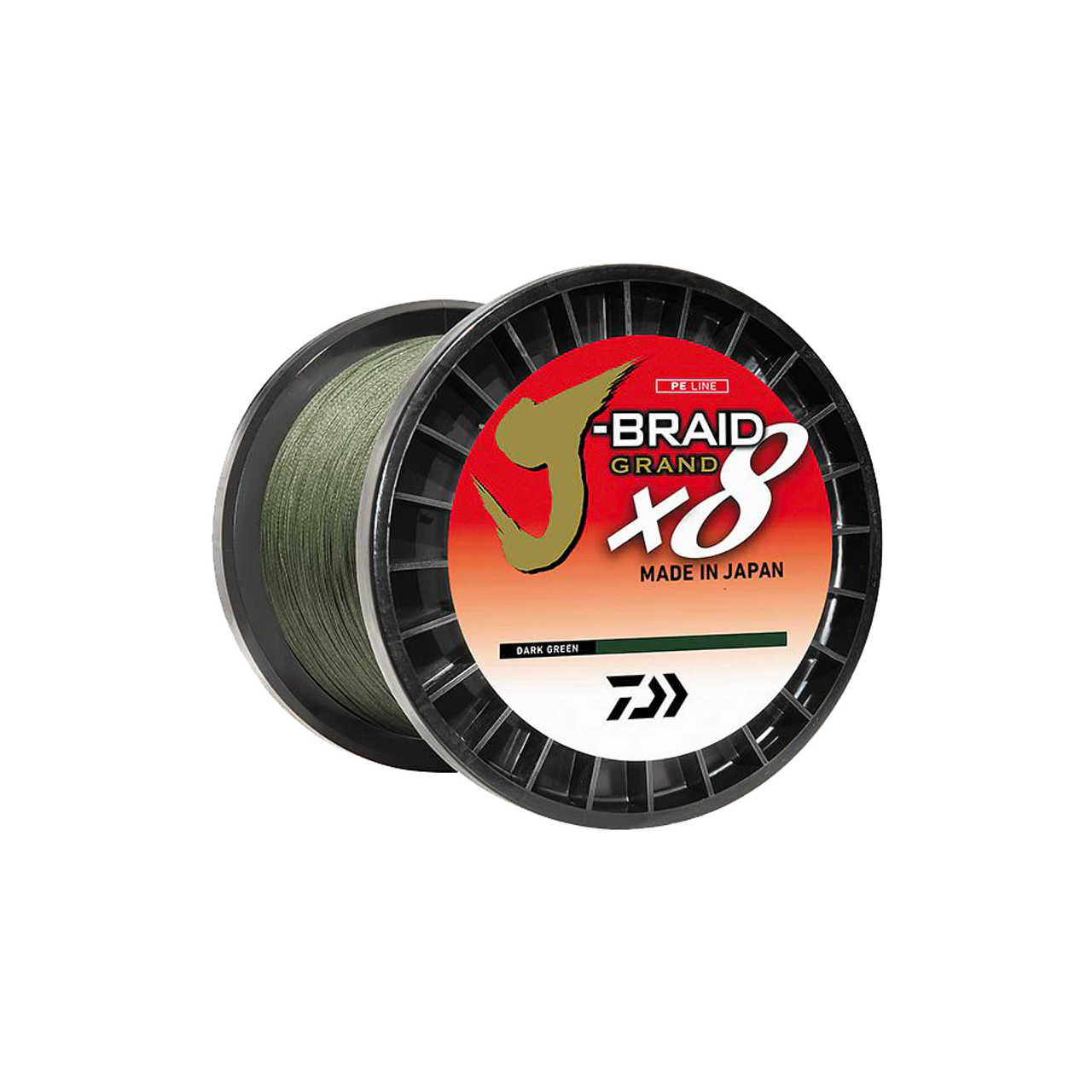 DAIWA J-BRAID x8 GRAND DARK GREEN 300YDS – James' Tackle