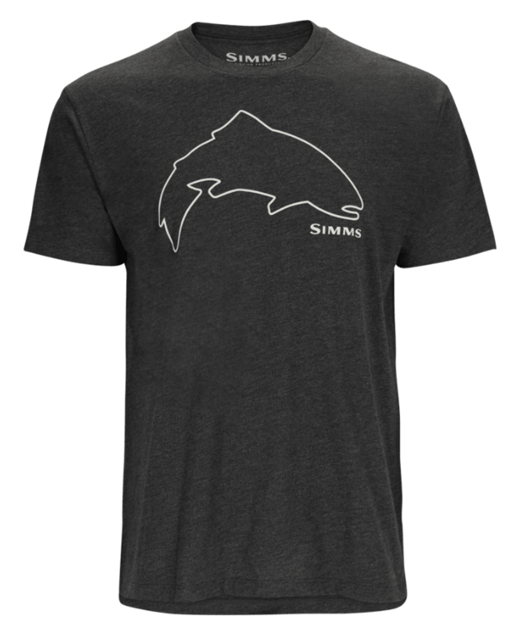 SIMMS MEN'S TROUT OUTLINE TSHIRT