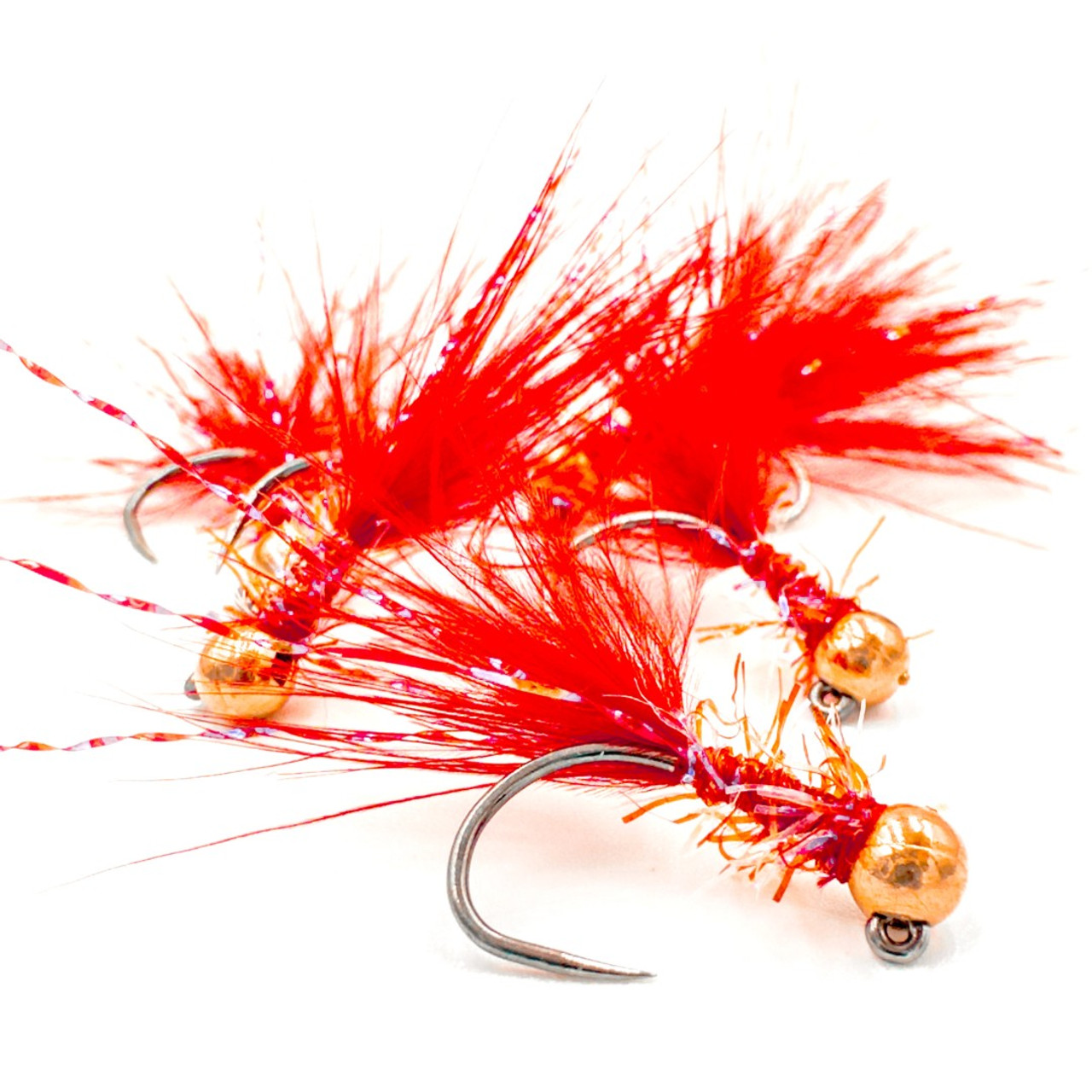 FCT TODD'S BLOODY BOMBER JIG FLY #10 BARBLESS