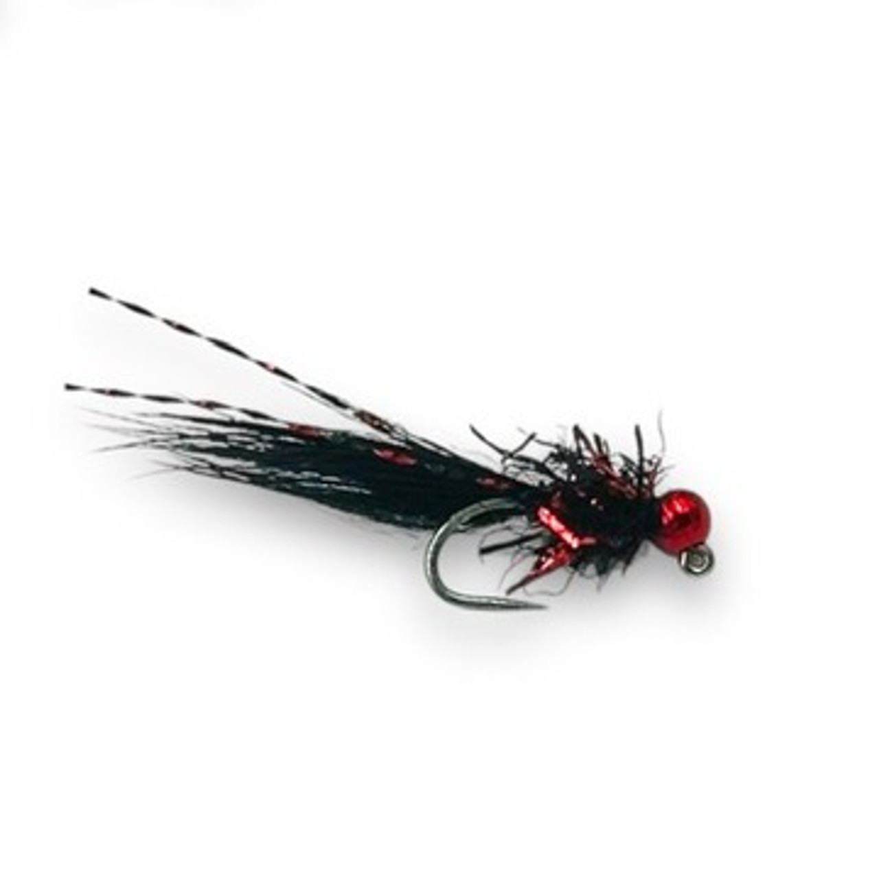 TODD'S MINI MENACE BOMBER JIG FLY #14 BARBLESS