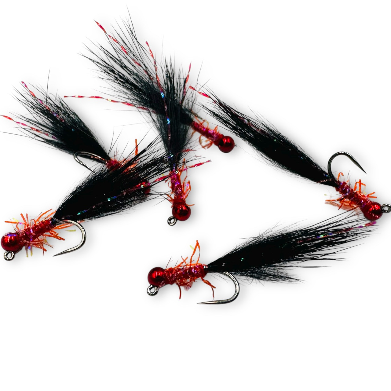 TODD'S MINI O-POSITIVE BOMBER JIG FLY #14 BARBLESS