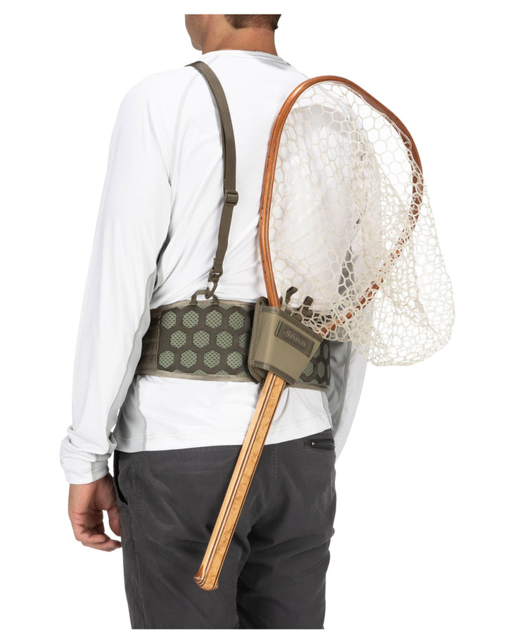 SIMMS FLYWEIGHT NET HOLSTER - FRED'S CUSTOM TACKLE