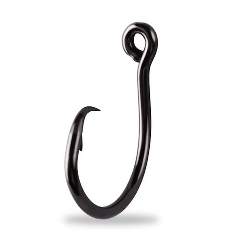 Mustad 92533XNP-BN Barbless Octopus Beak Hook Size 2/0 Jagged Tooth Tackle