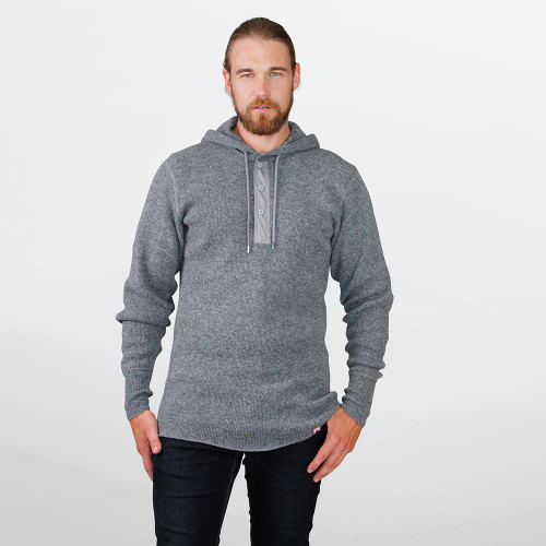 STANFIELD'S HEAVY WEIGHT WOOL HENLEY WITH HOOD